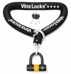 VINZ Trivor Motorcycle Lock ART4 - 120cm