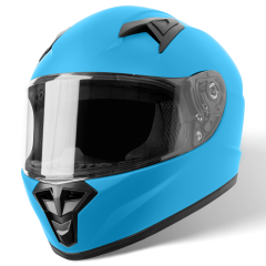 VINZ Parana Kids Helmet Motorcycle / Scooter - Matte Blue