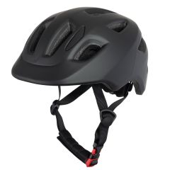 Bicicleta con casco infantil VINZ Parkway - Negro mate